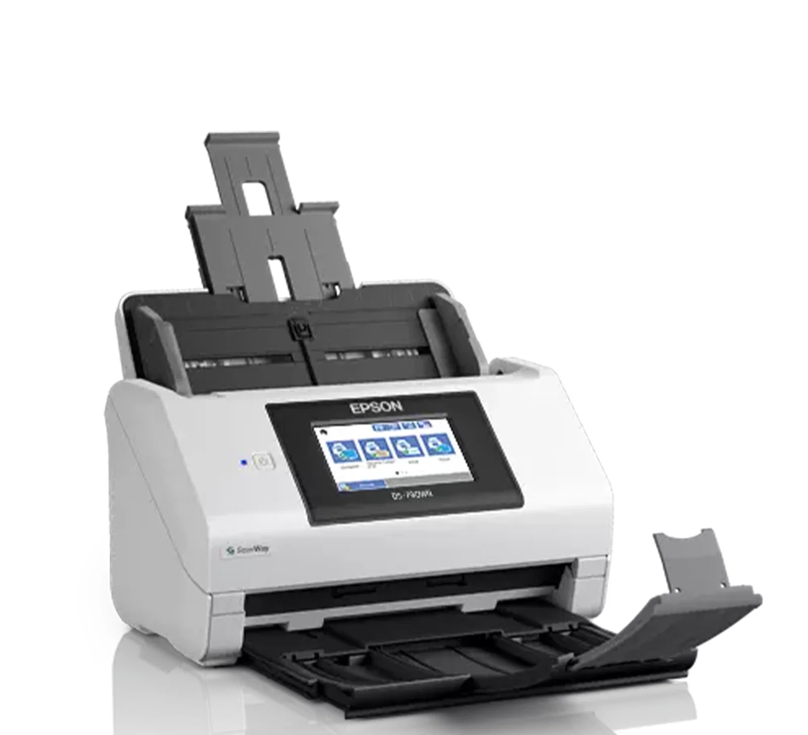 Skaner EZD z podajnikiem automatycznym sieciowy LAN z wyświetlaczem LCD Epson DS-790WN