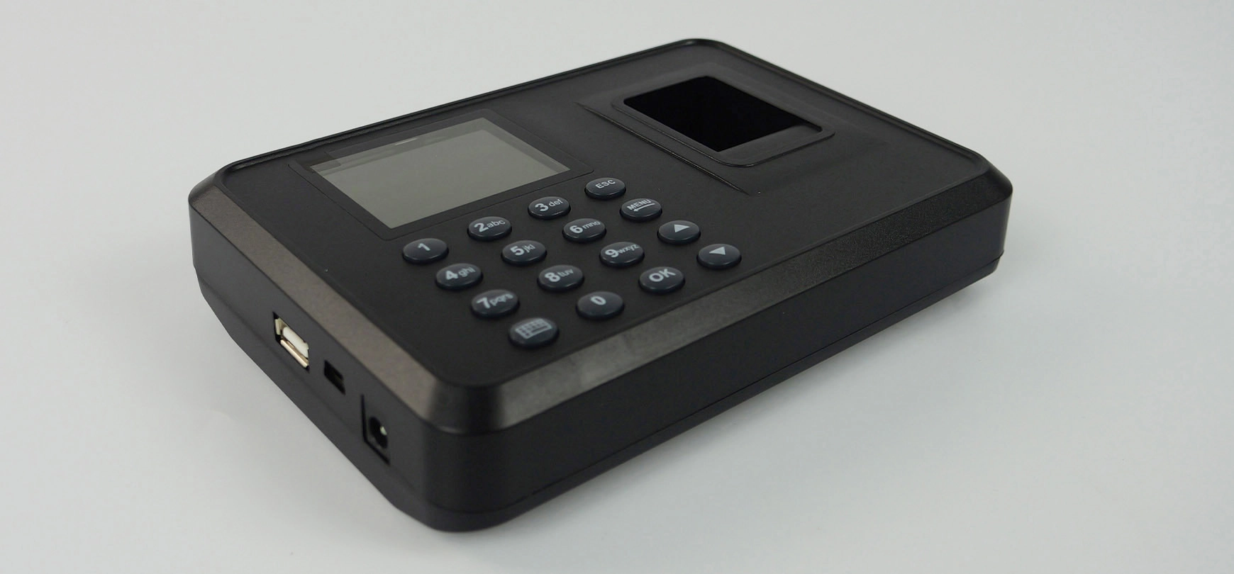 Rejestrator czasu pracy na odcisk palca lub hasło z pamięcią wejść i wyjść HDWR FTR01
