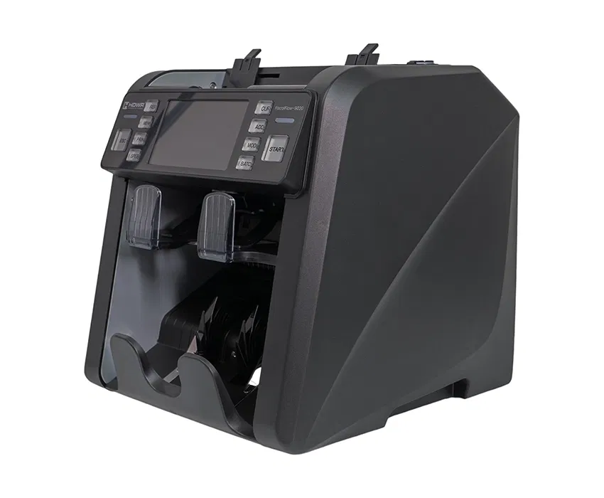 Fortschrittlicher Banknotenzähler mit externem Display, 4,5-Zoll-Touchscreen, UV-, IR-, MG- und Dual-CIS-Detektion FiscalFlow-9020
