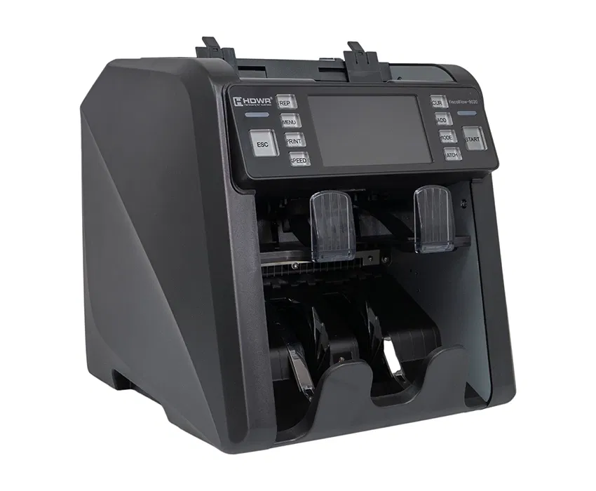 Mehrwährungs-Geldzählmaschine mit UV-, IR-, MG- und Dual-CIS-Detektoren FiscalFlow-9020