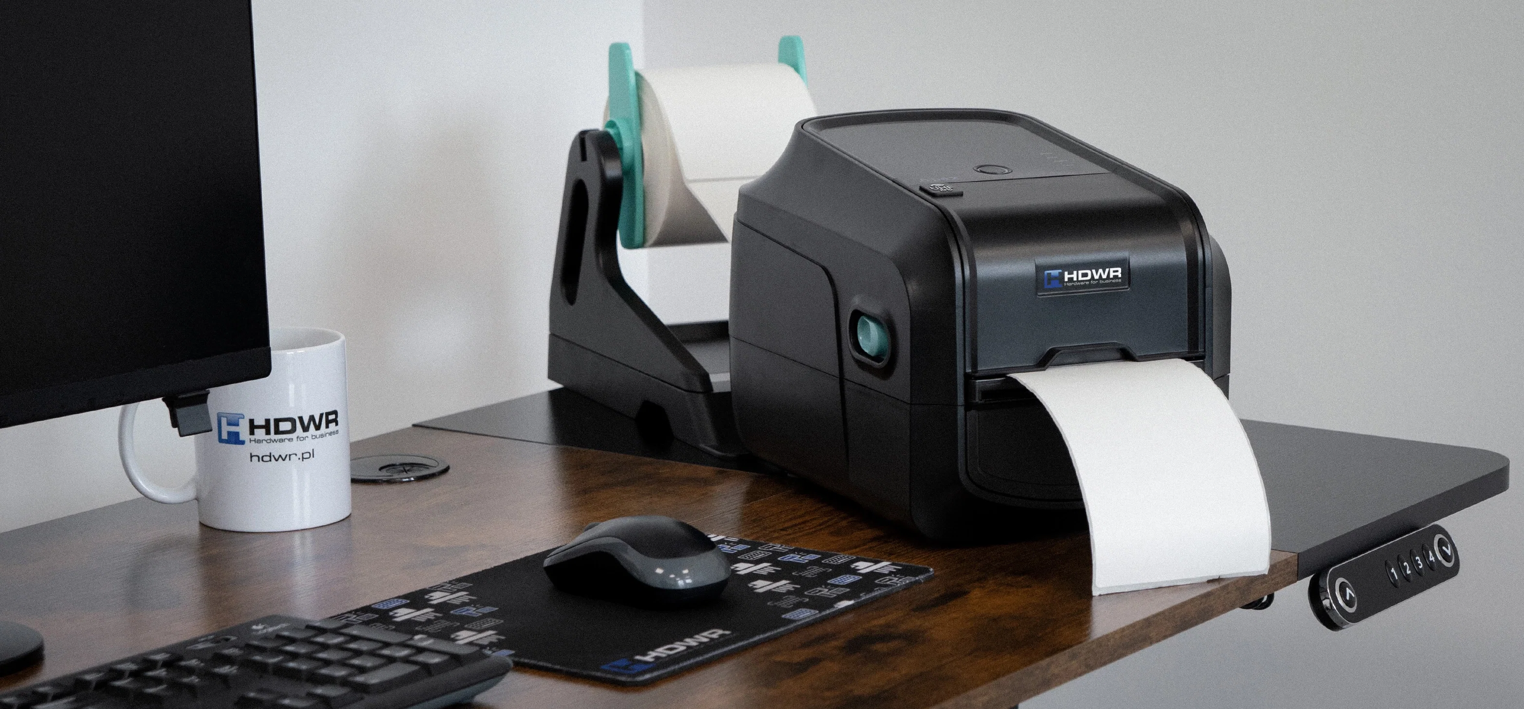 OPrint-DA200R Thermotransferdrucker zum Drucken von Etiketten mit externem Einzug