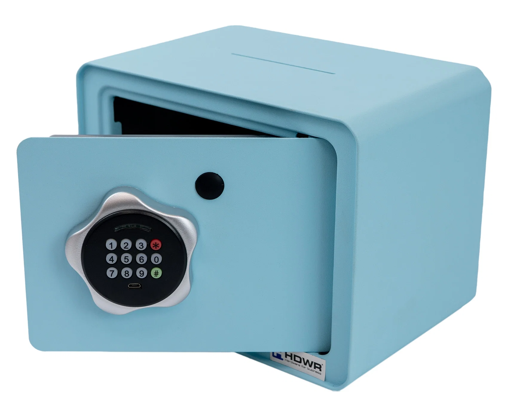 Sejf elektroniczny na pieniądze, biżuterię z kodem PIN i kluczem mechanicznym SecureBox-15
