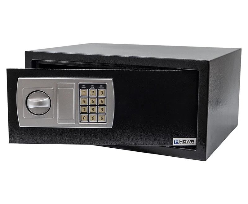 Heimtresor, Stahlgehäuse, 43 × 33 × 20 cm, HDWR SecureBox-40