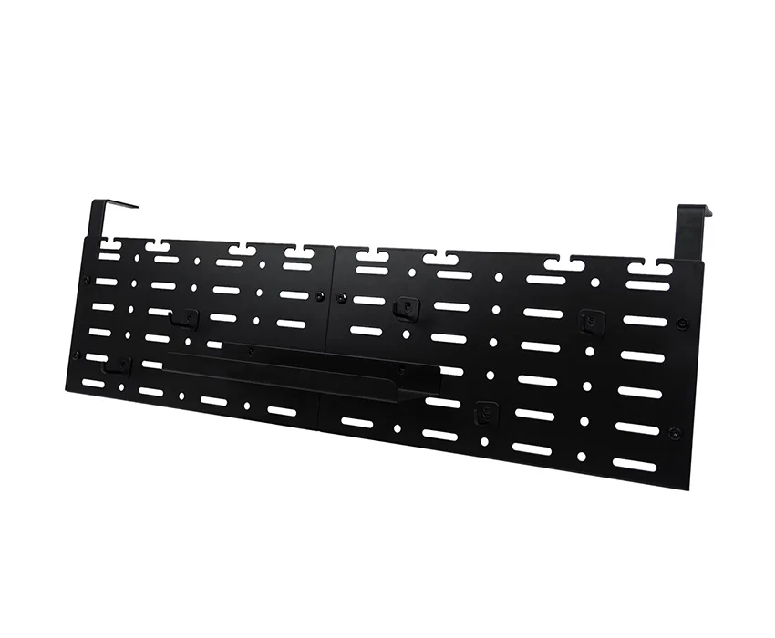 Vertikaler Kabelorganizer für unter den Schreibtisch, Stahl, schwarz SolidHand-CM02S