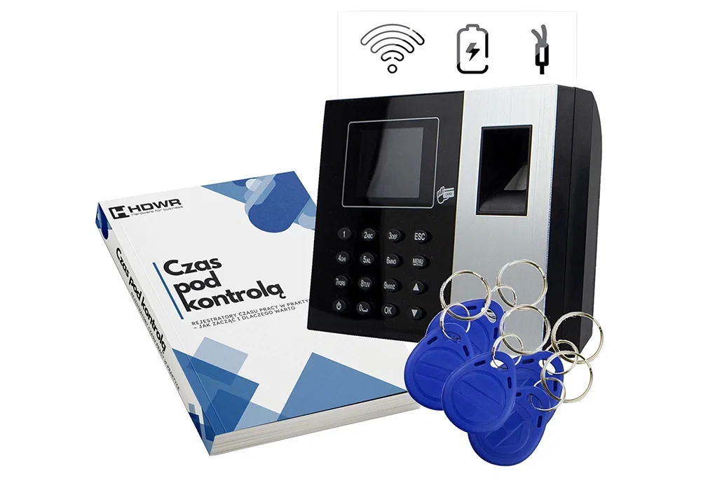 Rejestrator czasu pracy TimeLok-300 z 15 brelokami RFID i e-bookiem „Czas pod kontrolą” 12 Rejestrator czasu pracy TimeLok-300 z 15 brelokami RFID i e-bookiem „Czas pod kontrolą”