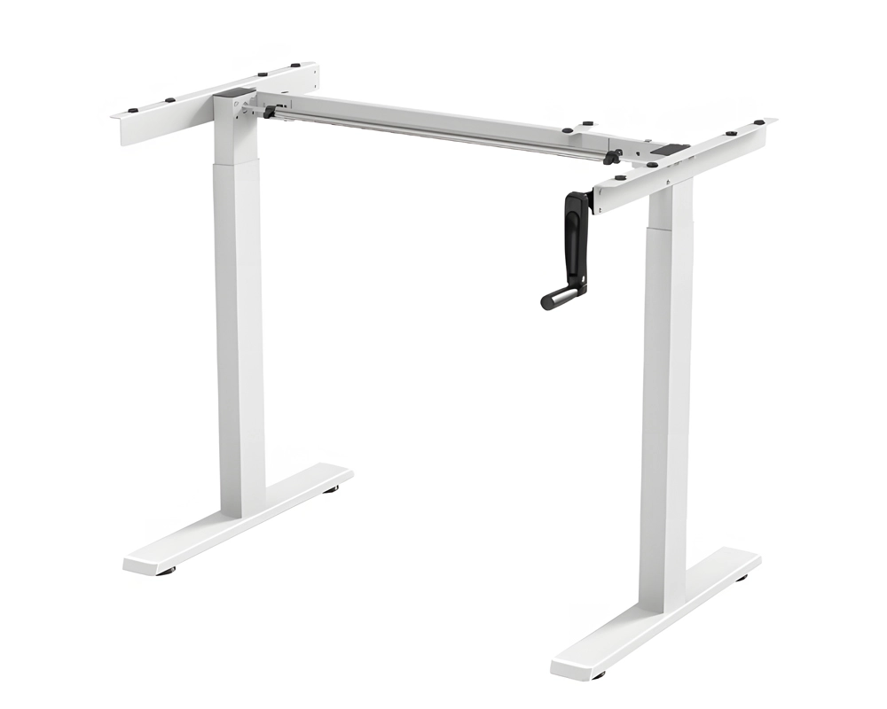  crank desk, height and width adjustment