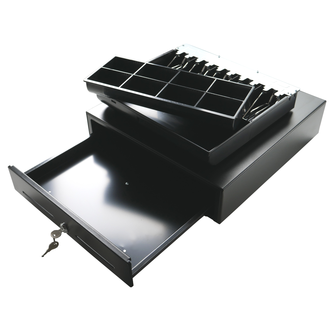 Le tiroir-caisse HD-KR41 est conçu pour le stockage de tous types de fonds monétaires et de titres.