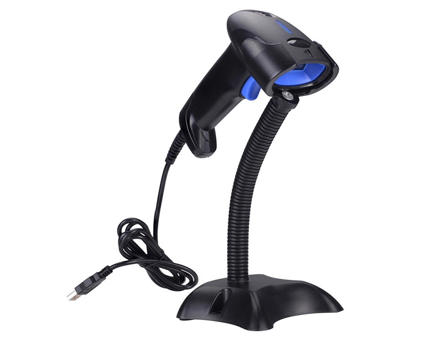 Barcode scanner with stand for boutiques