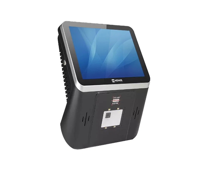 Price checker with QR scanner and touchscreen display quickCHECK-A100