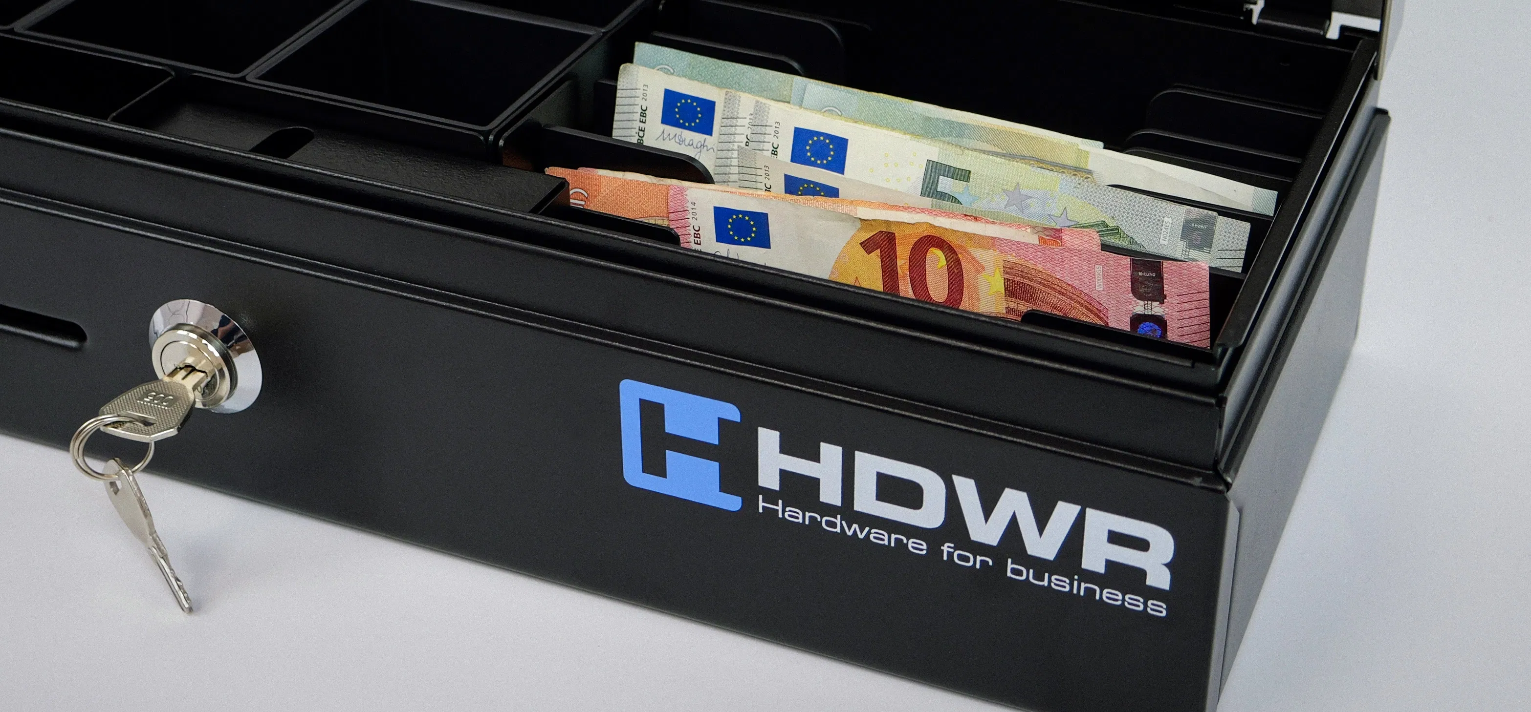 Geldkassette für Registrierkasse abschließbar, groß und geräumig SecurePRO-460S