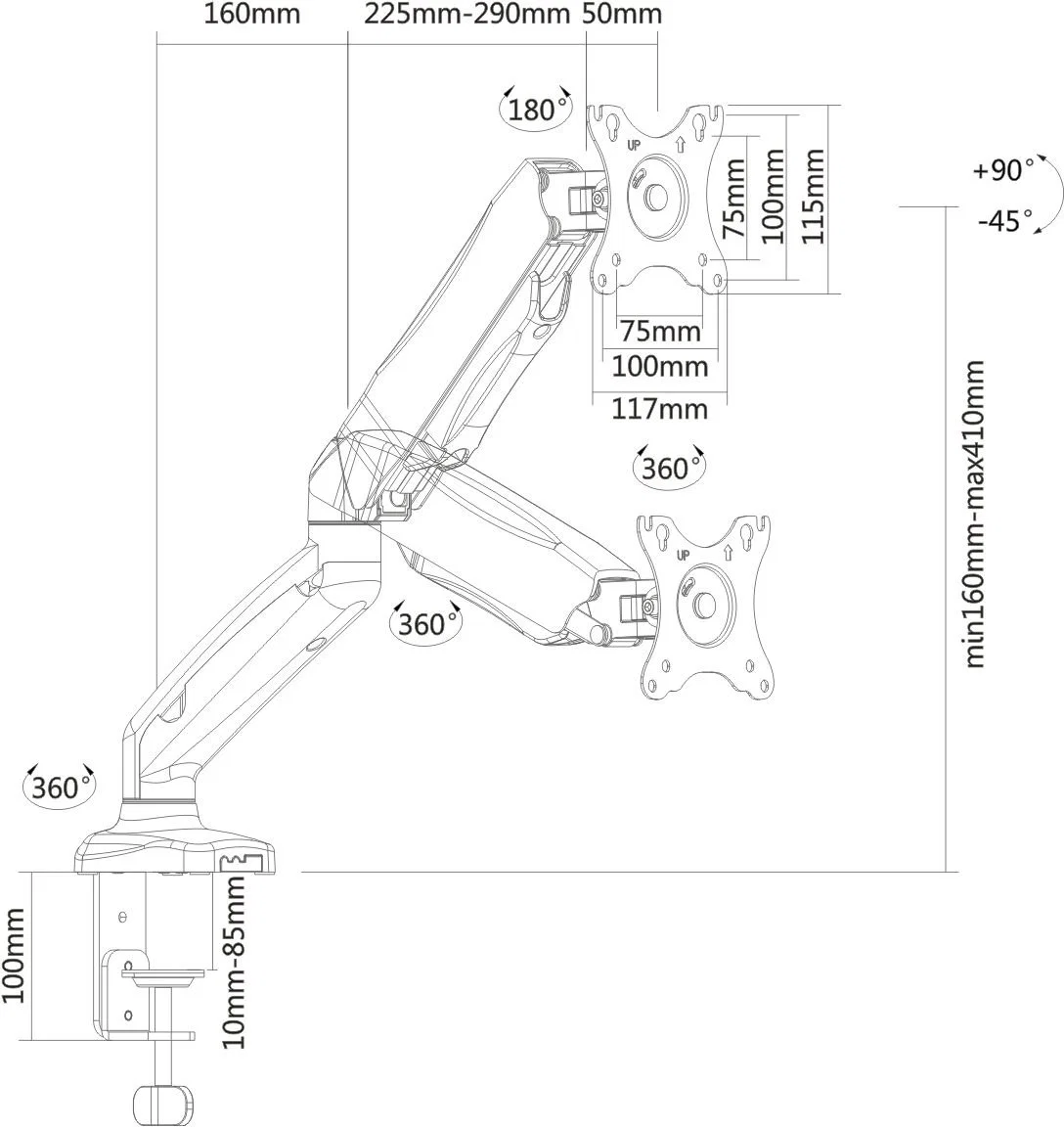 Conținut complet al setului SolidHand SG01