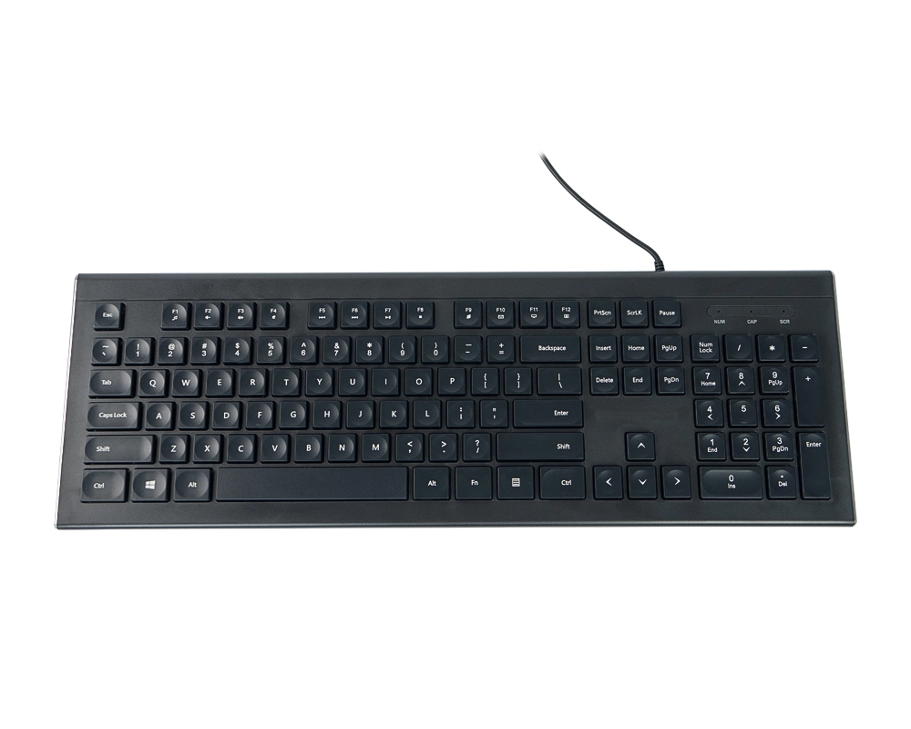 teclado de ordenador con cable
