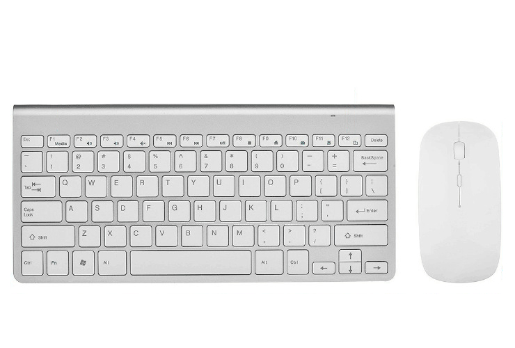 weiße Computertastatur