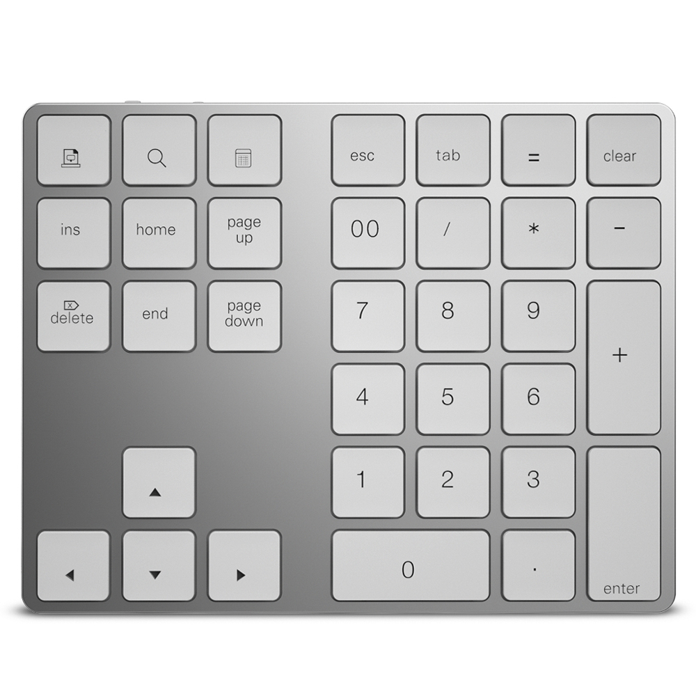Numerická klávesnice pro notebooky, bezdrátová, Bluetooth, membránová, typperCLAW BN100