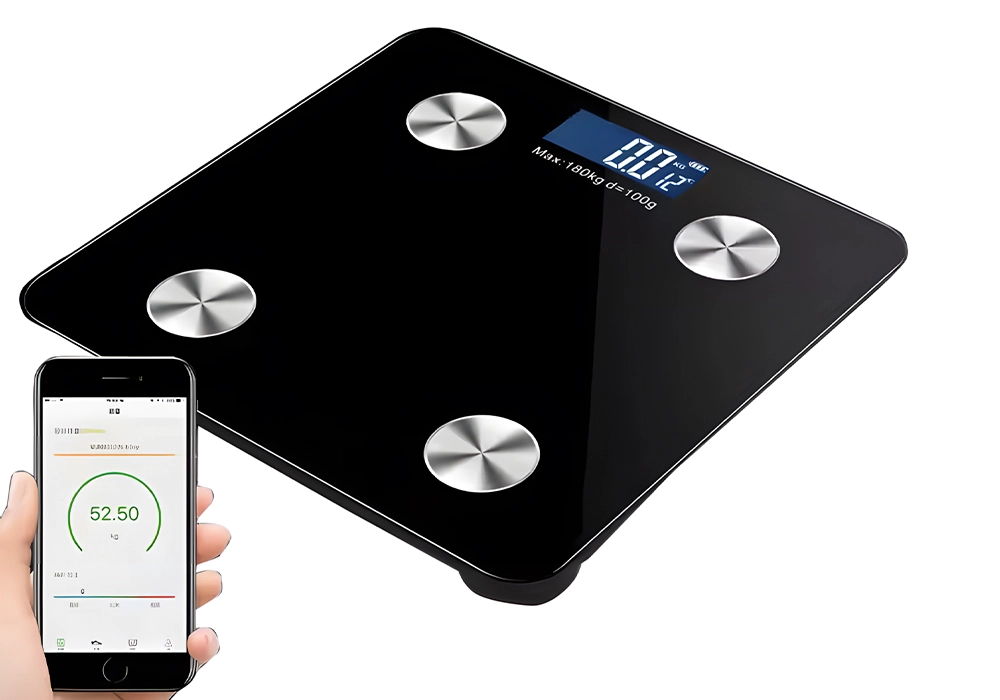 Inteligentna Waga łazienkowa Bluetooth szklana wagPRO-B5 od HDWR