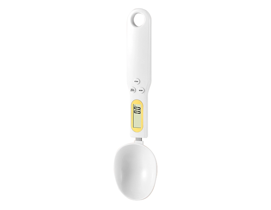 Weight in the spoon accurate to 0.1 gram