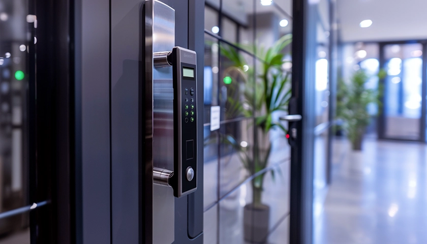 Access control reader for buildings