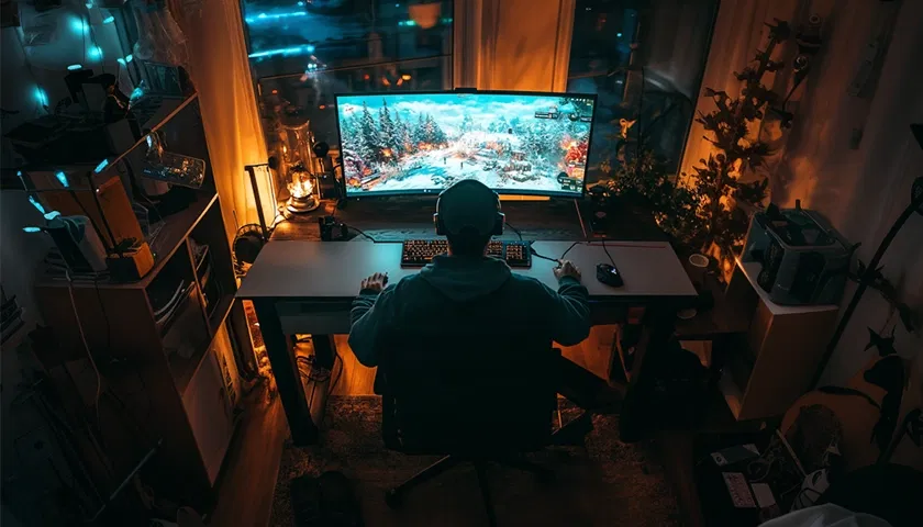 biurko gamingowe regulowane.