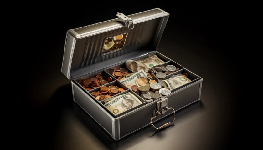 Key-Operated Cash Box