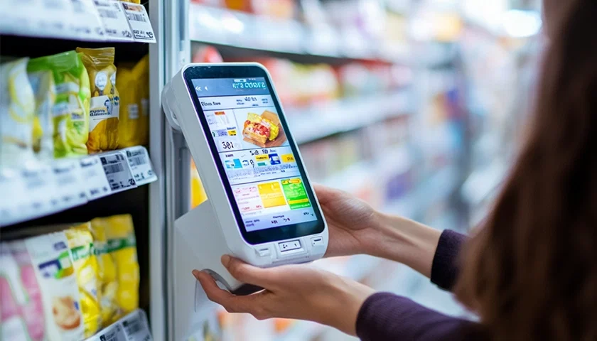 sprawdzanie ceny na czytniku