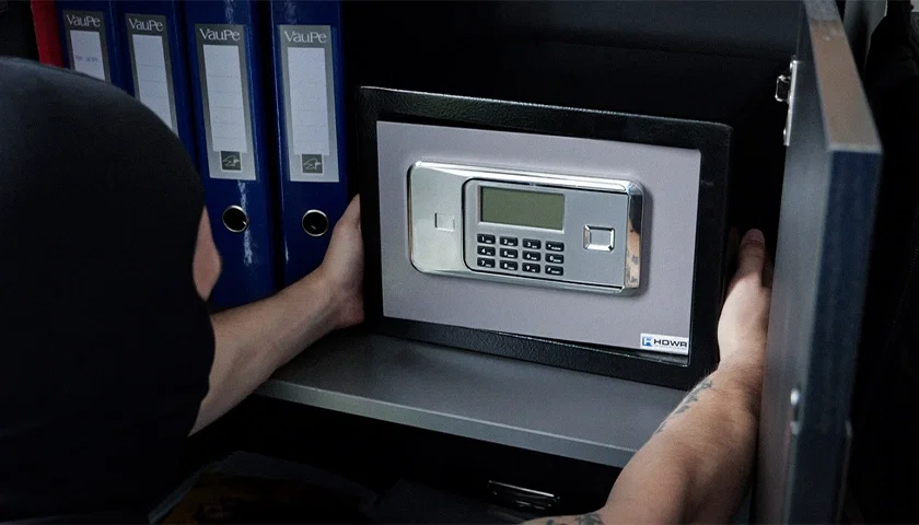 Bezpieczna skrytka na pieniądze i dokumenty metalowy sejf HDWR SecureBox