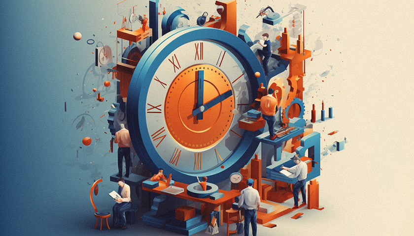 Grafika przedstawiająca wymiar czasu pracy