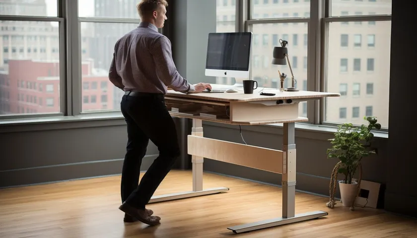standing adjustable desk