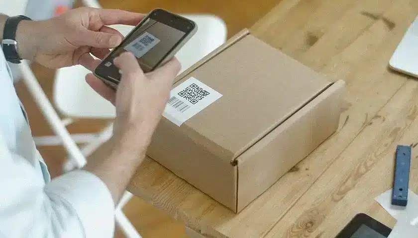 skanowanie kodu qr z kartonu