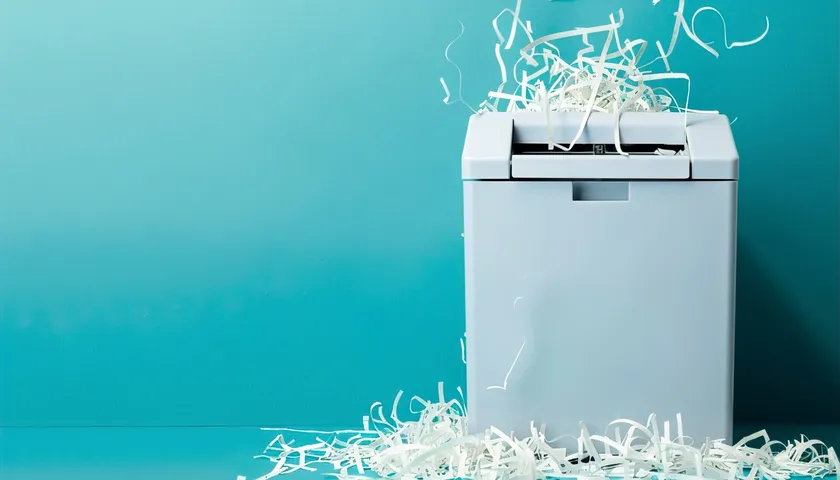 déchiqueteuse de papier