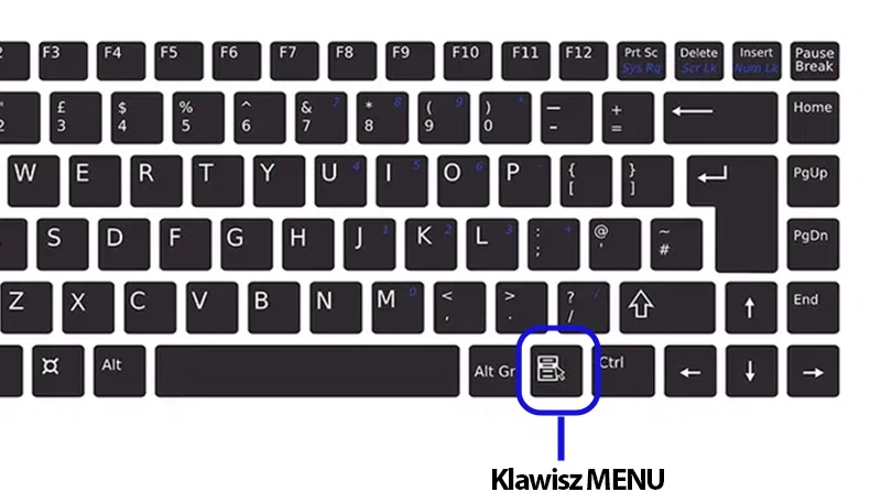 Klawiatura kompuetrowa do wprowadzania tekstu