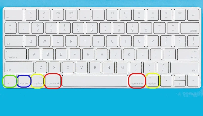 Klawisze klawiatury komputera