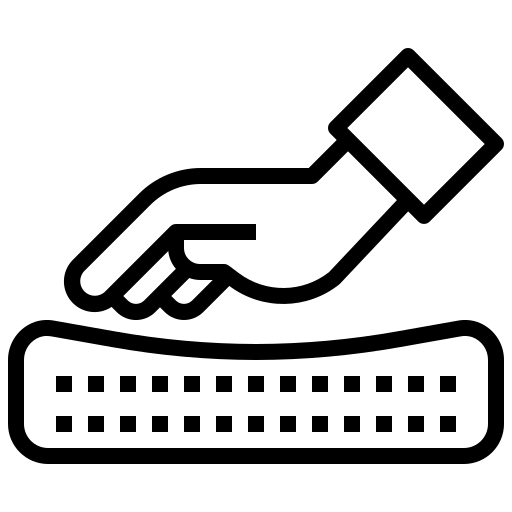 Comfortable grip icon