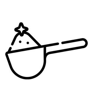 ikona łyżka z wagą